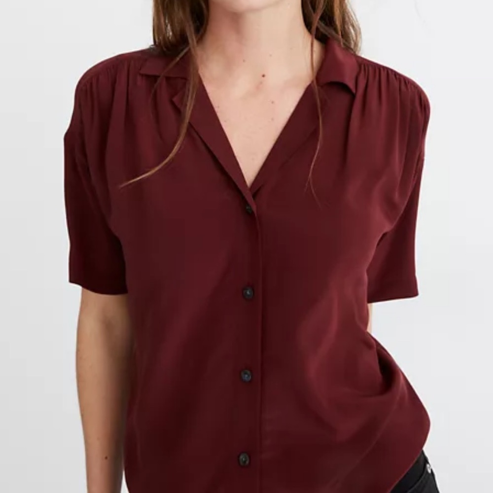 Madewell Silk Camp Shirt